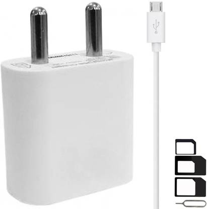 ShopReals Wall Charger Accessory Combo for Samsung Galaxy J1 Ace, Samsung Galaxy A3 2016, Samsung Galaxy S5, Samsung Galaxy Note 3, Samsung Galaxy Z1, Samsung Galaxy J1 2016, Samsung Galaxy Note 2, Samsung Galaxy Grand Prime 4G, Samsung Galaxy S4, Samsung Galaxy Core 2 Duos, Samsung Galaxy E5, Samsung Galaxy A3, Samsung Galaxy S3, Samsung Galaxy E7 Charger With 1 Meter Micro USB Charging Data Cable And SIM Adapter