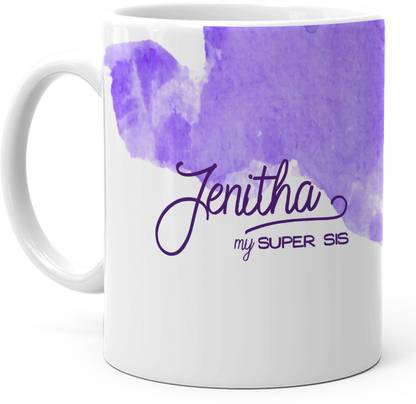 HOT MUGGS "Jenitha" - My Super Sis Ceramic Coffee Mug