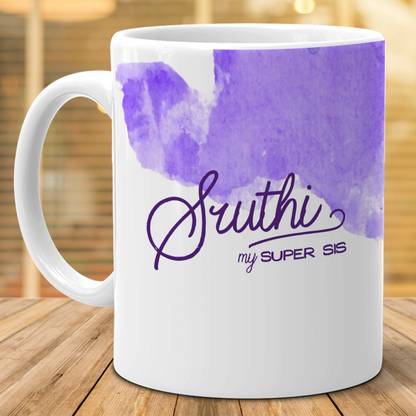 HOT MUGGS "Sruthi" - My Super Sis Ceramic Coffee Mug