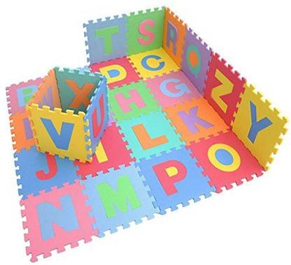 Ardisle Xl Large Alphabet Play Mat Baby Kids Soft Eva Foam Jigsaw Puzzle Floor Gift Learning Idea Interlocking Coloured Block Building Crawl Crawling Pen Activity Educational Gym Child