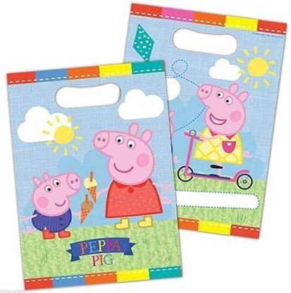 Partyrama Peppa Pig Loot Bags Pack of 8