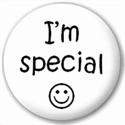 Button Badges (D Pin) 25Mm Lapel Pin Badge: I'M Special