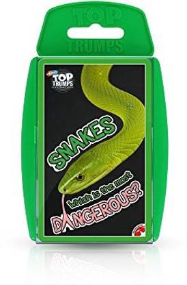 Generic Winning Moves UK Ltd Snakes Top Trumps Card Game