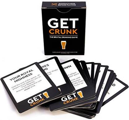 Get Crunk the Brutal Card Drinking Game for Students, Pre Drinks, Stag & Hen Parties. You Will Be Abused!
