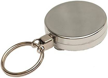 Generic ExpoGraf CardKeep 43 Cm Metal Yoyo with Chain Keyring - Chrome (Pack of 10)