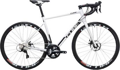 CUBE Attain Pro Disc 700x23C SORA Bike For Adults White&Black 53CM 700C T (inch) Road Cycle
