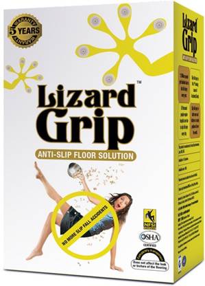 LIZARD GRIP Anti Slip Floor Solution for Wet Area.Ideal for Bathroom, Balcony, Open Terrace, Kitchen, Wash Area, etc. Emulsion Floor Coating Paint