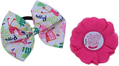 Dchica Set Of Two Peppa Pig Ties Rubber Band