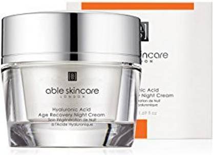 ABLE SKINCARE Hyaluronic Acid Age Recovery Night Cream Ab White Unisexe AutomnWinter Collection