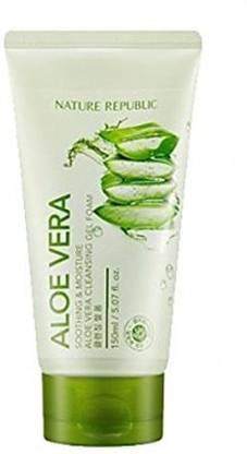 Nature Republic Soothing & Moisture Aloe Vera Cleansing Gel Foam