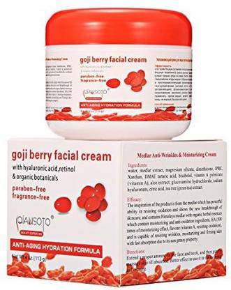 LuckyFine Goji Face Cream Wolfberry Multi Effect Anti Aging Anti Wrinkle Anti Oxidant Goji Berry Whitening Cream G