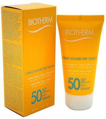 BIOTHERM Creme Solaire Dry Touch Uva/Uvb Matte Effect Face Cream, Spf 50, 1.69 Ounce