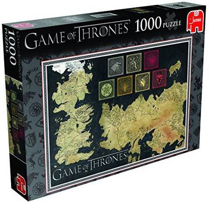 Jumbo Games Game Of Thrones: Map The Known World Jigsaw Puzzle (1000 Pieces)