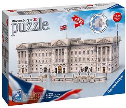 RAVENSBURGER Buckingham Palace, 216Pc 3D Jigsaw Puzzle