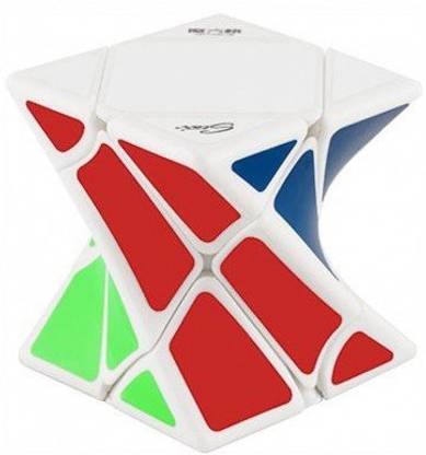 Generic QIYI Puzzle Twisty Skewb By Yukub - White