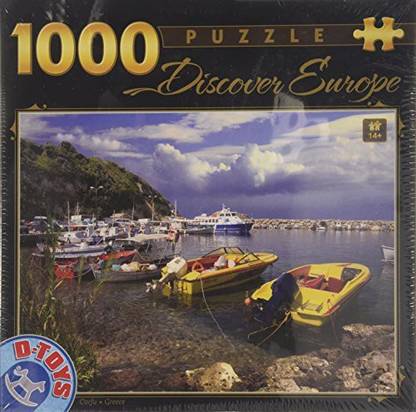 D Toys Discover Europe Corfu Greece Jigsaw Puzzle (1000 Pieces)