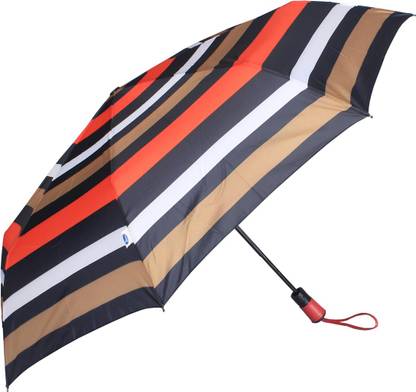 Johns 3 Fold Auto Open FRP Stripe 1 Umbrella