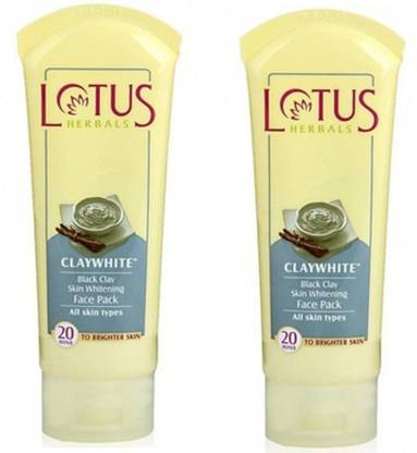LOTUS Herbals Clay White Black Clay Skin Whitening F