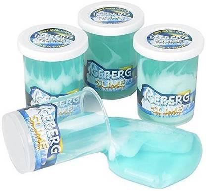 TOYSHINE Iceberg Slime Putty Mud, Assorted Color, Pack of 6 Multicolor Putty Toy