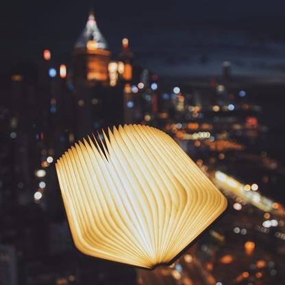 GrabClassy1 Mini Folding Book Shaped Lamp Night Lamp