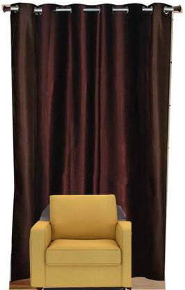 TrueValue Creations 272 cm (9 ft) Polyester Room Darkening Long Door Curtain Single Curtain
