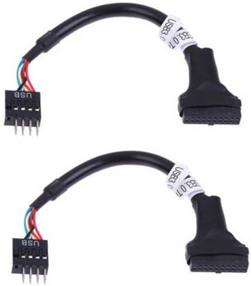 ACUTAS 2Pcs 20/19 Pin USB 3.0 Female to 9 Pin USB 2.0 Male Motherboard Cable  480mbps Data Speed Computer Cable Connectors 0.149 m Micro USB Cable -  ACUTAS : Flipkart.com
