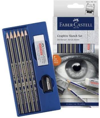 FABER-CASTELL 2H, H, HB, B, 2B, 4B, 6B Pencil