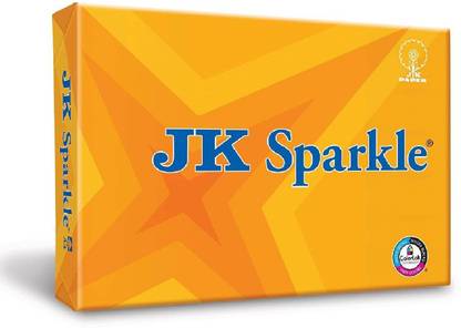 JK JK Sparkle Copier Paper - A4, 75 GSM, 500 Sheets Unruled 21*29.7 75 A4 paper