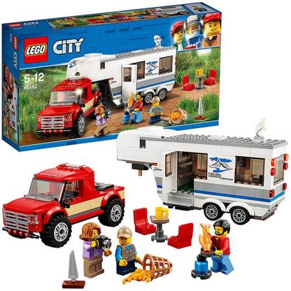 LEGO Pickup & Caravan 60182 - For 5+ Age Children (344 Pcs)