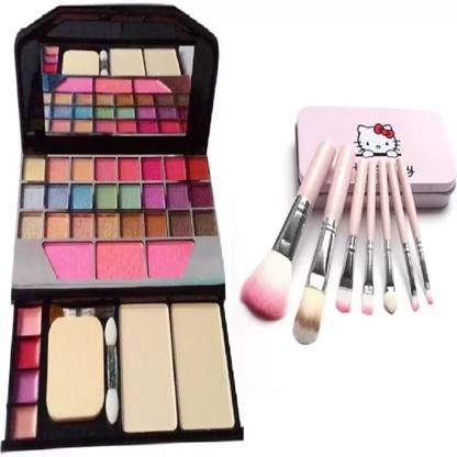hich Makeup Kit 6155 & Makeup Brush Set (Set of 2)