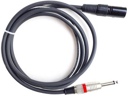 SeCro Male XLR to 6.35mm Male Cable 1/4" Mono Jack Lead / Speaker Audio / Signal Cable Microphone Cable ( 3 Meter )