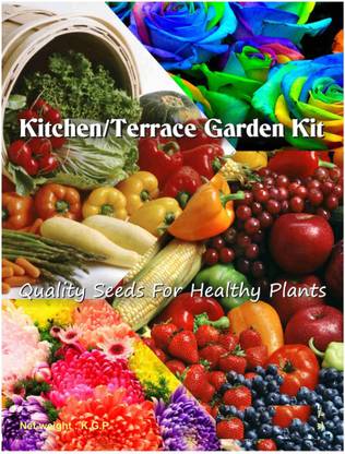 SAHAYA 66 Varieties (6200 + Seeds) Vegetables, Fruits & Flowers Seed Seed