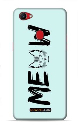 Now Oye Back Cover for Now Oye Oppo F7 - Meow: The cat lover Mobile Cover