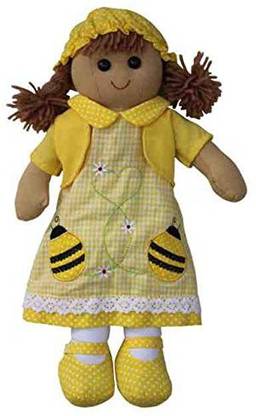 Powell Craft Bumble Bee Rag Doll Handmade 40Cms