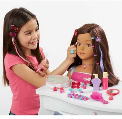 Generic Dream Dazzlers Brunette Styling Head