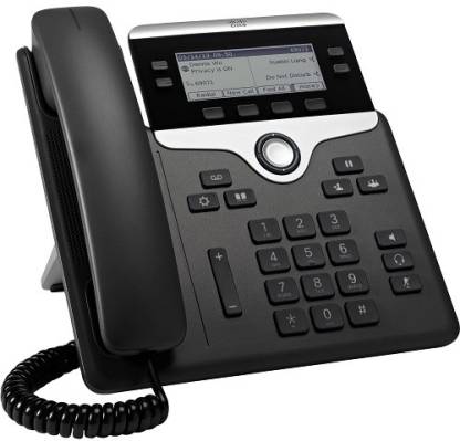 CISCO CP-7841-K9 IP PHONE Corded Landline Phone