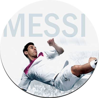 CRAZYINK MPADROUND-Footbal Kick Non Slip Base Dual Sided Mousepad
