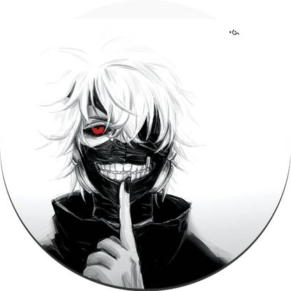 CRAZYINK MPADROUND-Devil Anime Art Mousepad