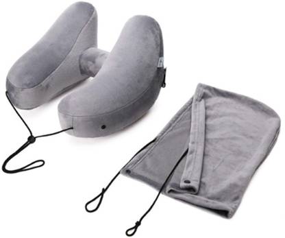 TecMac Travelsky H-Shape Inflatable Folding Travel Neck Pillow