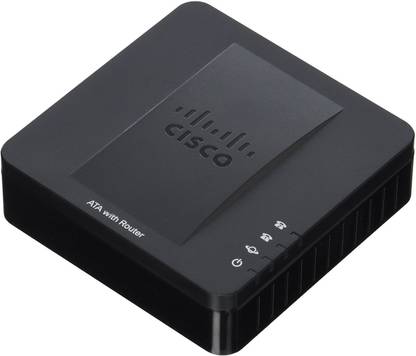 CISCO SPA122 ATA with Router Data Sheet Router 2.4 GHz 100 Mbps Wifi Speed Single Band Internal & External Antenna ADSL (Telephone)