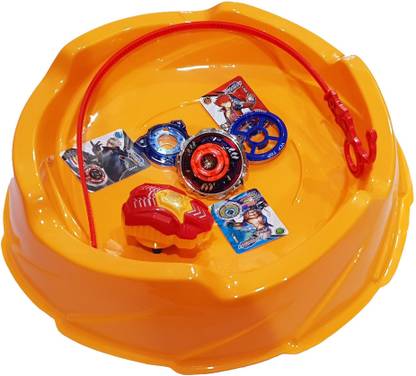 BEYBLADE bayblade Series Big Bey Stadium with Battle Blade Combo