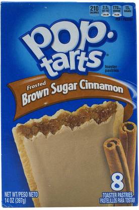 Pop Tarts Toaster Pastries, Frosted Brown Sugar Cinnamon, 8 pack - 397g Box