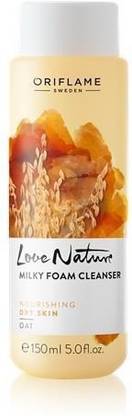 Oriflame Sweden love nature milky foam cleanser oat Face Wash