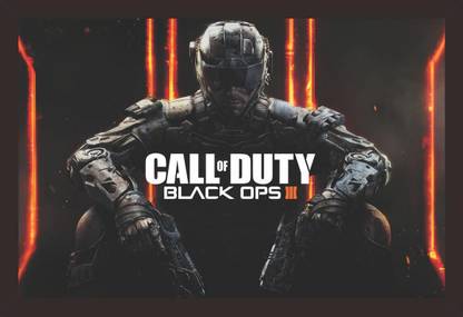 Mad Masters Mad Masters COD Black Ops 1 Piece wooden framed painting |Wall Art | Home Décor | Painting Art | Unique Design | Attractive Frames Digital Reprint 12 inch x 18 inch Painting