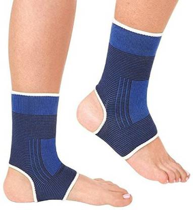 Bismaadh Ankle Support Braces For Pain Relief Free Size - 1 Pair Ankle Support