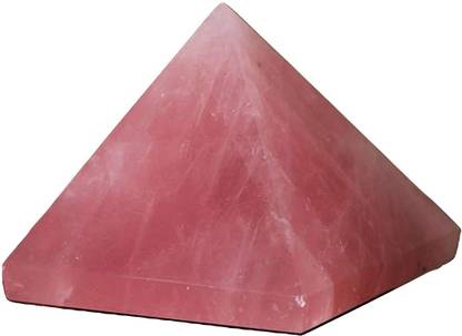 excel Gorgeous Large Rose Quartz Pyramid/Pink Crystal Pyramid/Healing Crystal/Love Stone Crystal Yantra