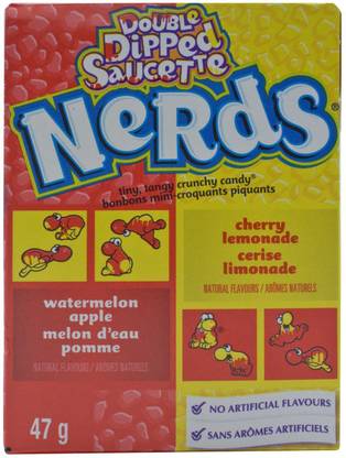 NERDS Candy, Watermelon Apple/Cherry Lemonade - 46.7g (1.65oz) Candy
