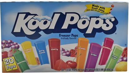 Kool Pops Freezer Pops, Artificially Flavoured - 850.5g (30oz)