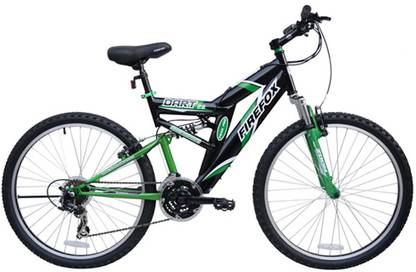 FIREFOX Bicycle 26 (Model - Dart 2.6, 21S) Grn/Blk 26 T (inch) Mountain Cycle