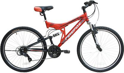 FIREFOX Bicycle 26 (Tank 26, 6S), Blk/Red 26 T (inch) Mountain Cycle